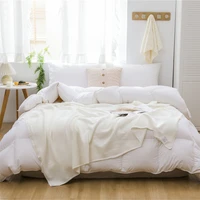 blankets for sofa bed decoration nordic style pure white knitted cover blanket 130x170cm universal for all seasons