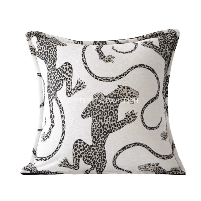 DAVINRICH Декоративная наволочка для подушки зелёная