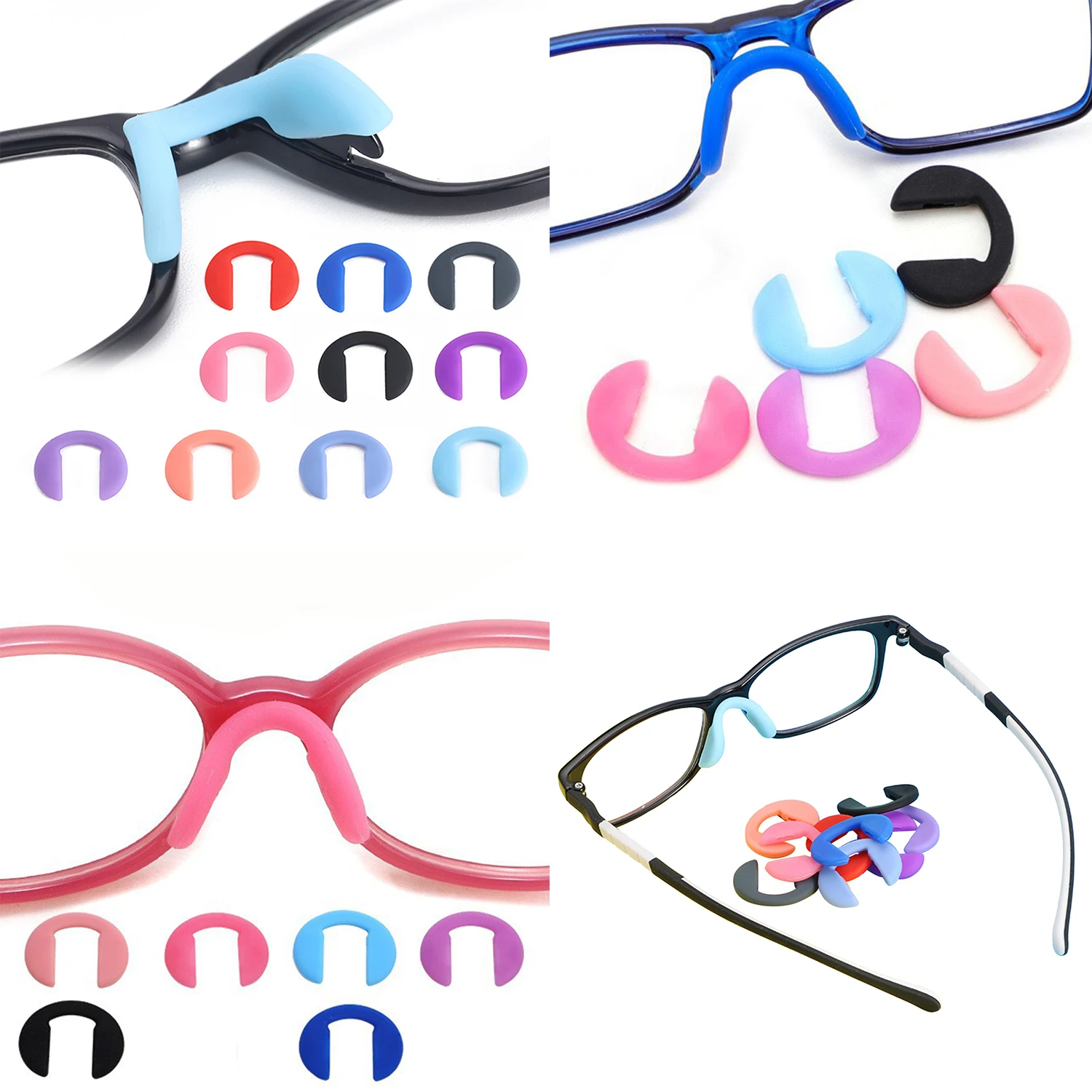 Силиконовые носоупоры для очков U-образной формы 1 шт. аксессуары ремонта