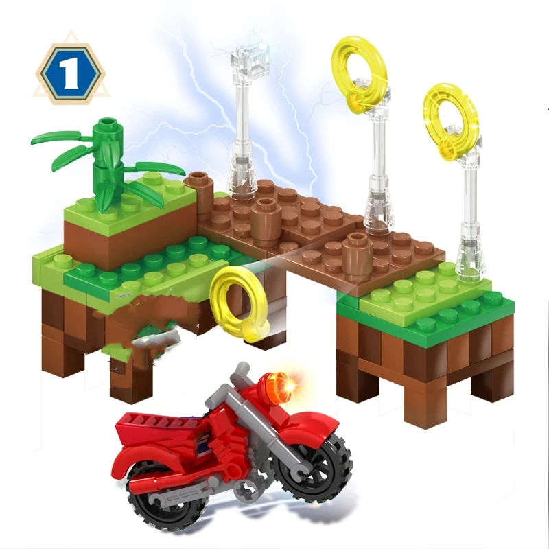 Модель автомобиля еж поп-игра Зеленая Хилла строительные блоки детские игрушки