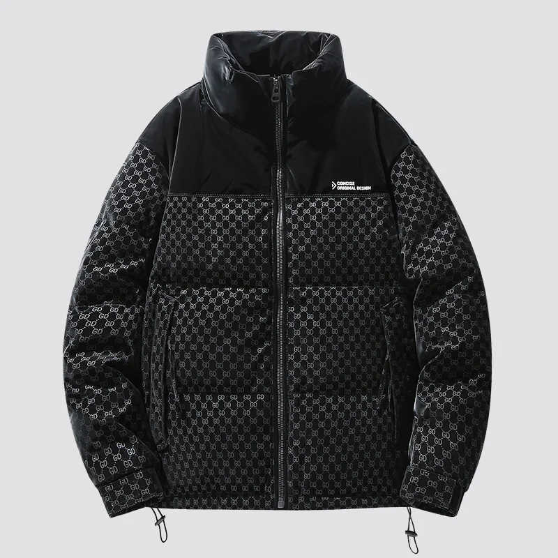 

Мужской зимний пуховик, Мужская модная Свободная куртка в Корейском стиле на белом утином пуху, ветрозащитная куртка с мягким наполнителем, 2023