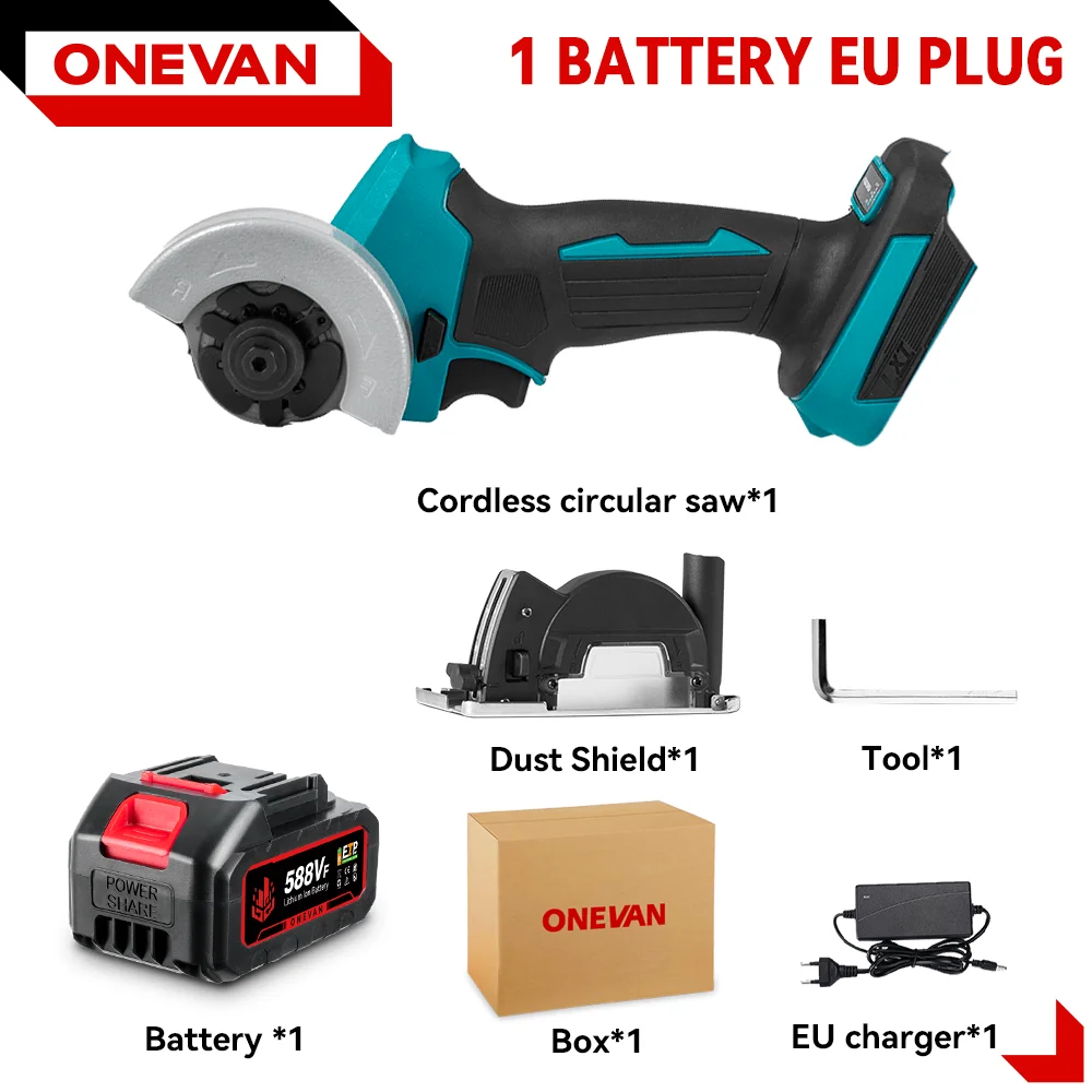 

ONEVAN Угловая шлифовальная машина 76 мм