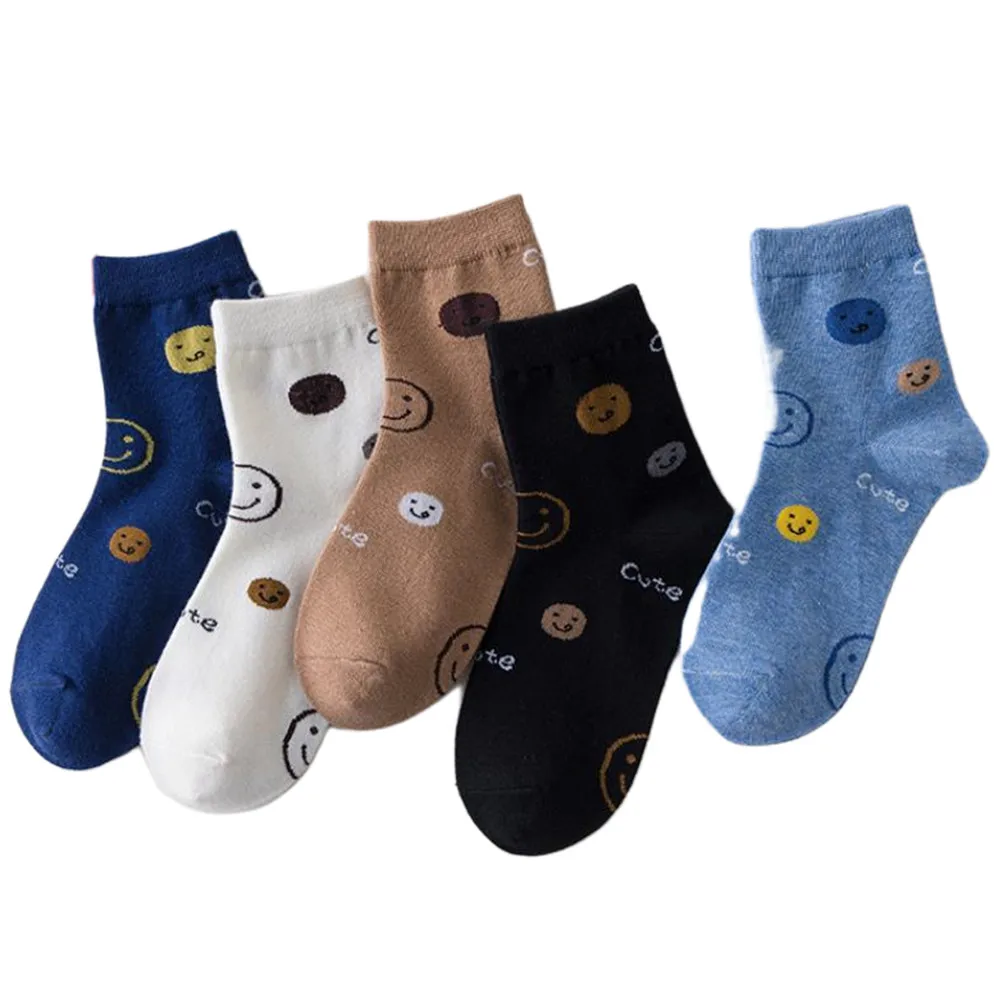 

5 пар/партия, Детские осенне-зимние носки