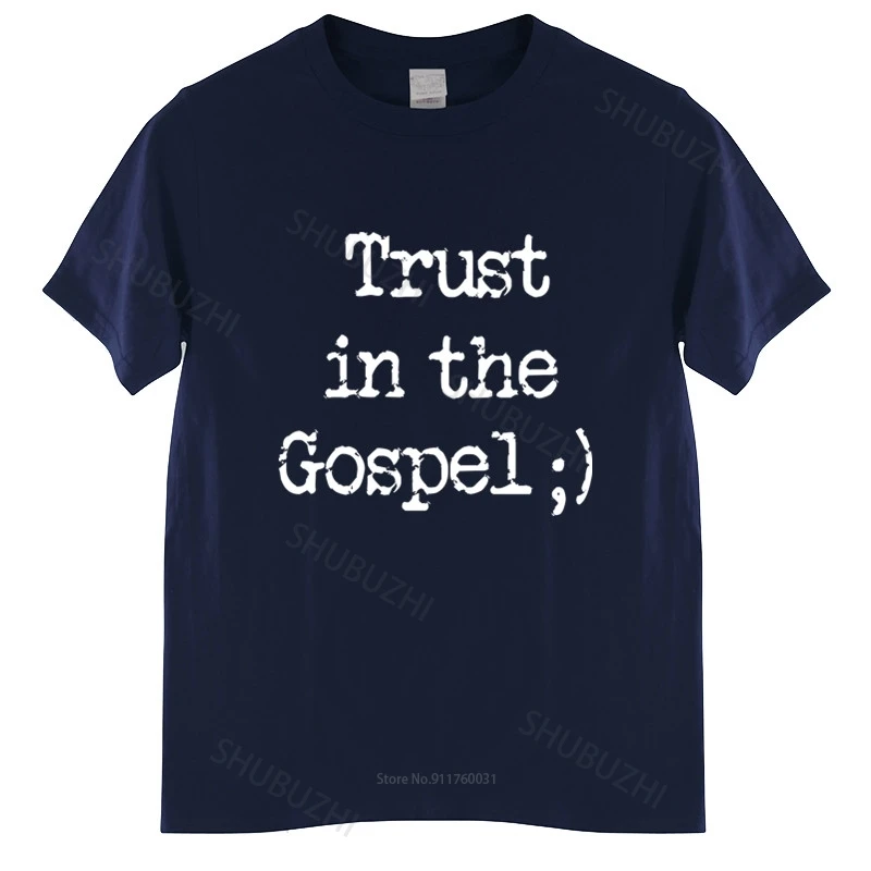 

Летняя мужская футболка с надписью «евангелий»