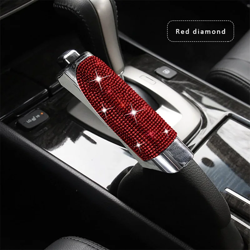 

новая модель роскошь блестящая машина шестерня ручной тормоз крышка автомобиль декоративная машина бриллиантовая окраска