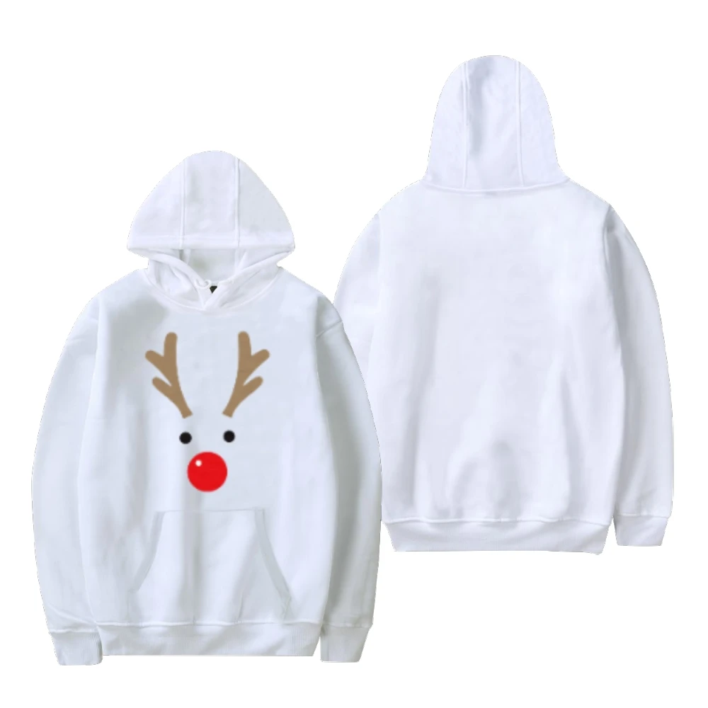 

Christmas print Christmas pattern long sleeved Hoodie Y2K STREET SWEATSHIRT TOP BLACK HARAJUKU CASUAL sports hoodie