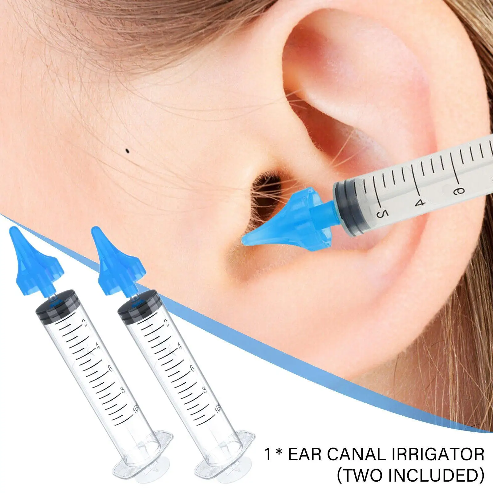 

Ear Cleaning Kit Wax Removal Tool Ear Wash Syringe Ear Wash Device Cleaning Tool