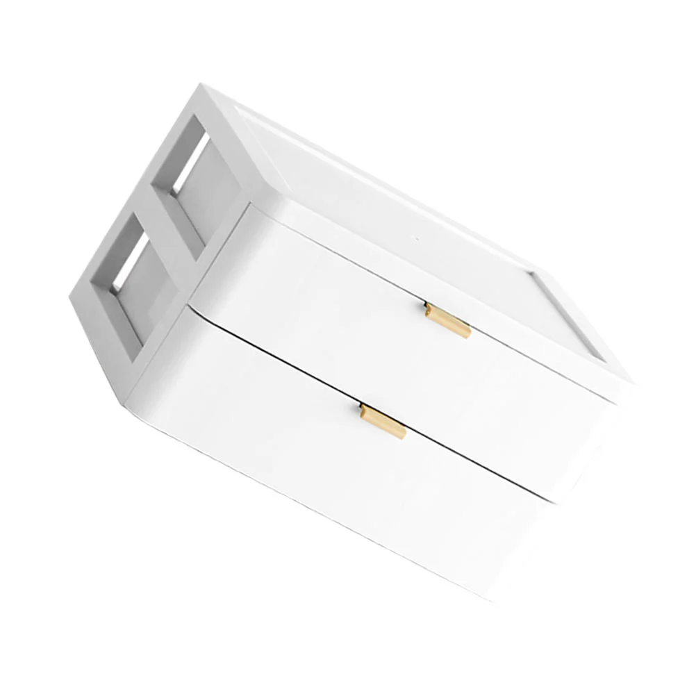 

Коробка для хранения украшений, органайзер, контейнер для макияжа, пластиковые многослойные ящики из полипропилена