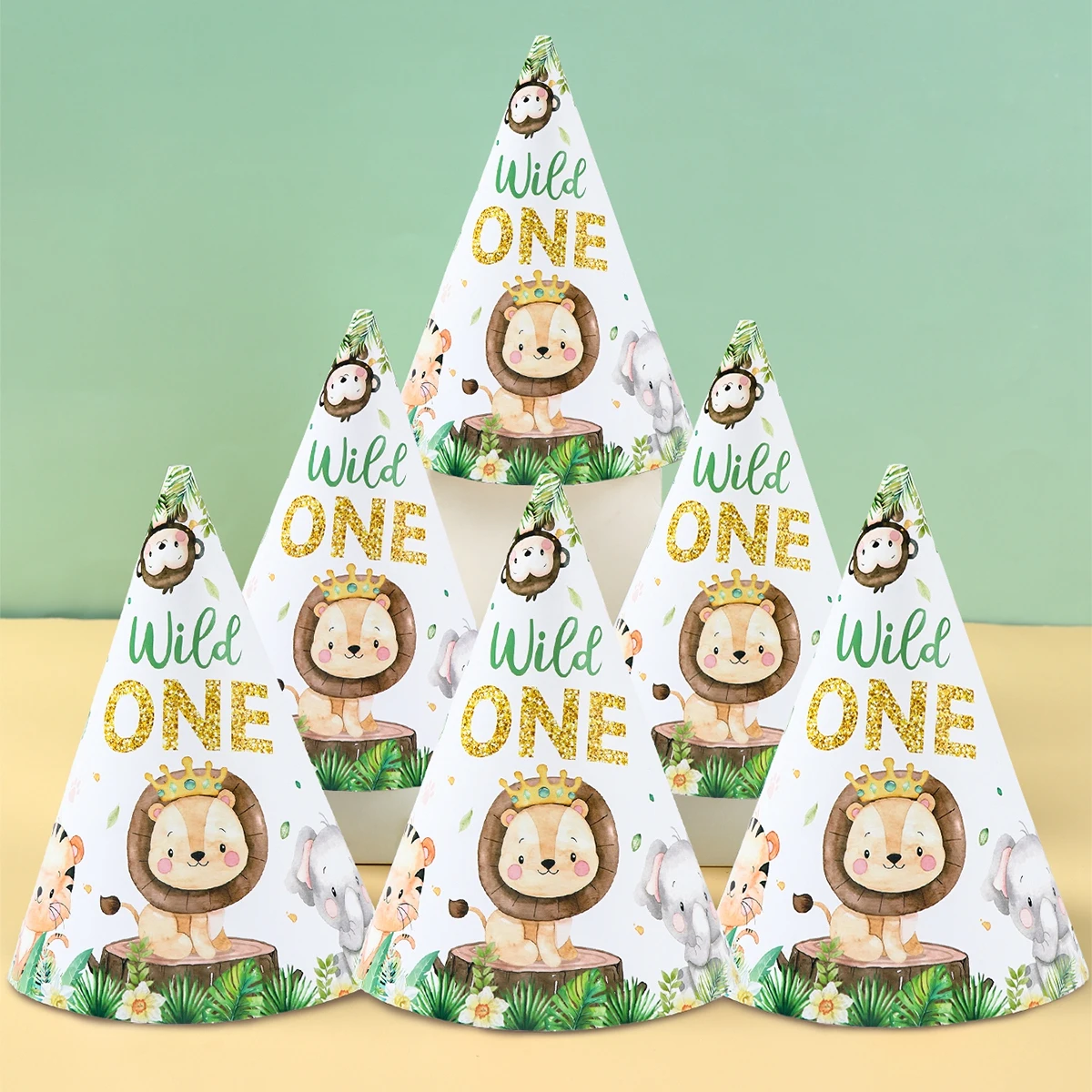 Джунгли с животными искусственное сафари в джунглях украшения для первого дня