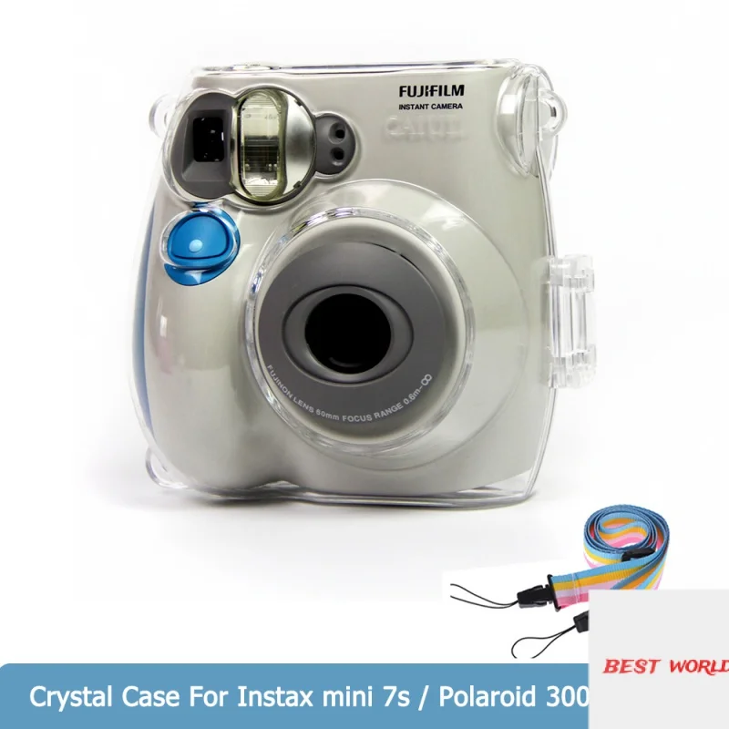 

Прозрачный чехол для камеры Fujifilm Instax Mini 7s с плечевым ремнем