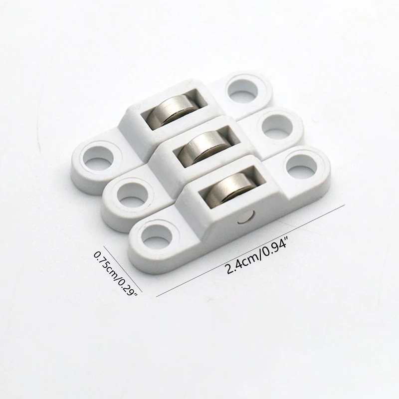 10Pcs Window Wheels Sliding Door Pulley Plastic Furniture Roller Wheel Wardrobe Hardware |