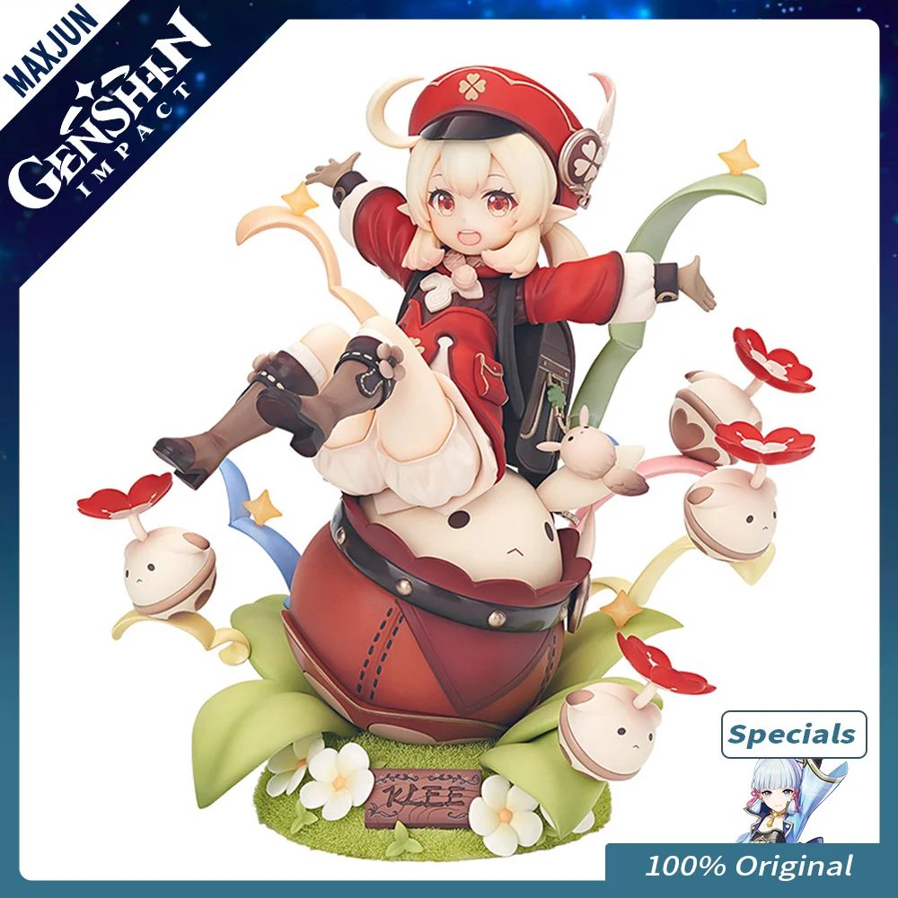 

Genshin Impact in stock Original Game Figure Spark Knight Klee 1/7 Static 17.5cm PVC MODEL MAXJUN Anime sexy figures game gift