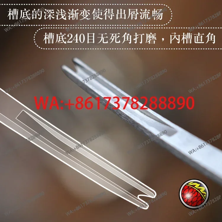 Цветной инструмент для обрезки краев Longlin Jiguang M390, для работы с кожей, латунный, с деревянной ручкой, для обрезки веток, красный, для самостоятельного использования (art.: 3920d97ecb39f) - 3920d97ecb39f