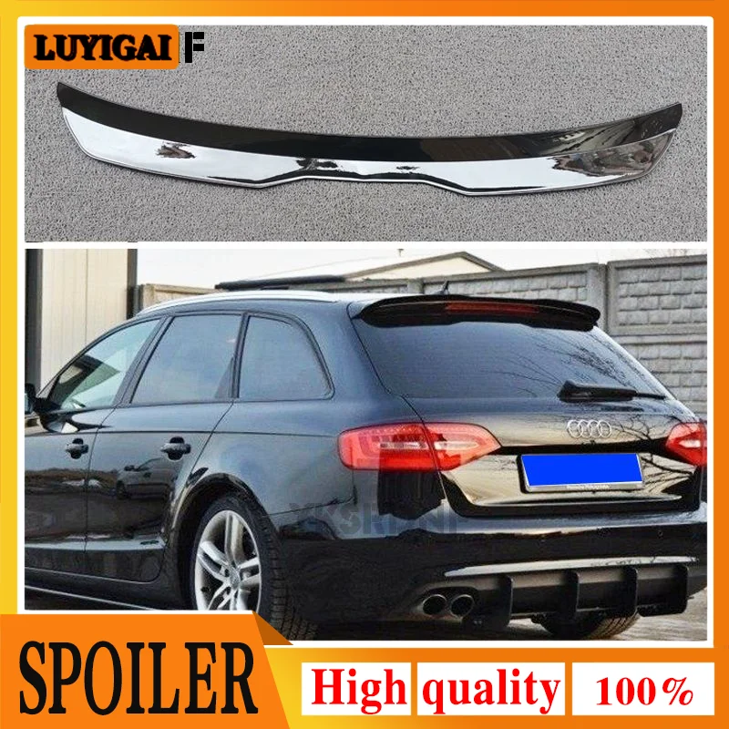 

RS4 Roof Spoiler for Audi A4 B8 Avant / Allroad 2008-2016 ABS Plastic Spoiler Rear Wing Car Tail Wing Decoration A4 B8 Allroad