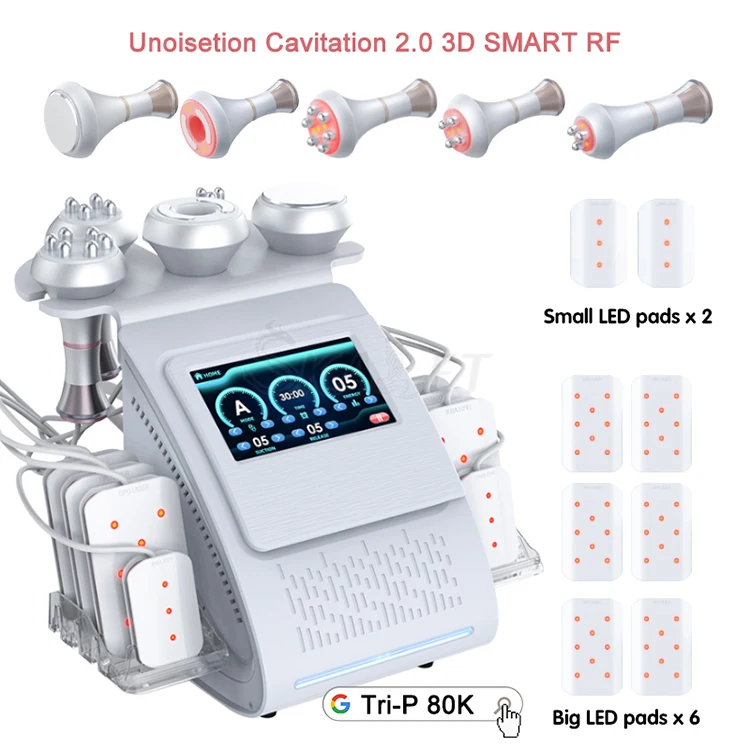 

Ультразвуковая вакуумная кавитационная радиочастотная машина 80k для похудения