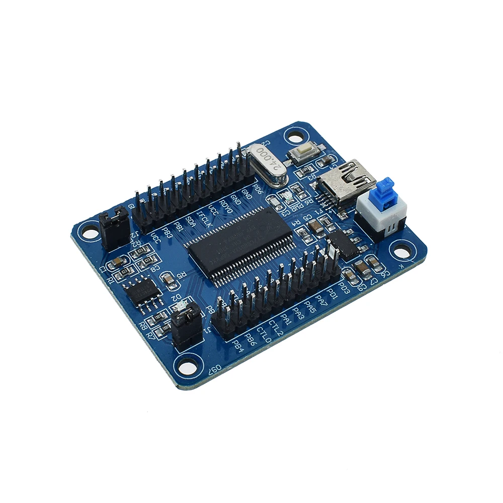 Фото Официальный IEZ-USB FX2LP CY7C68013A Основная плата USB макетная плата USB логический анализатор I2C последовательный и SPI высокое качество В наличии №2