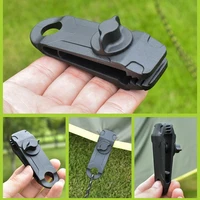 10pcs tarpaulin clip quality durable awning tent lashing buckle outdoor camping awning hook windproof rope barb clip