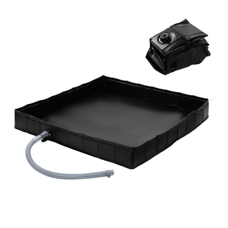 Складная душевая подставка Портативная со сливной трубой раковина Наметка для