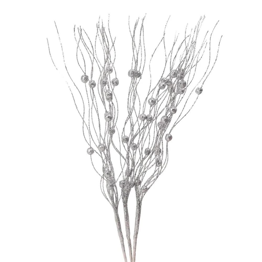 

Искусственные ягодные стебли новогодние