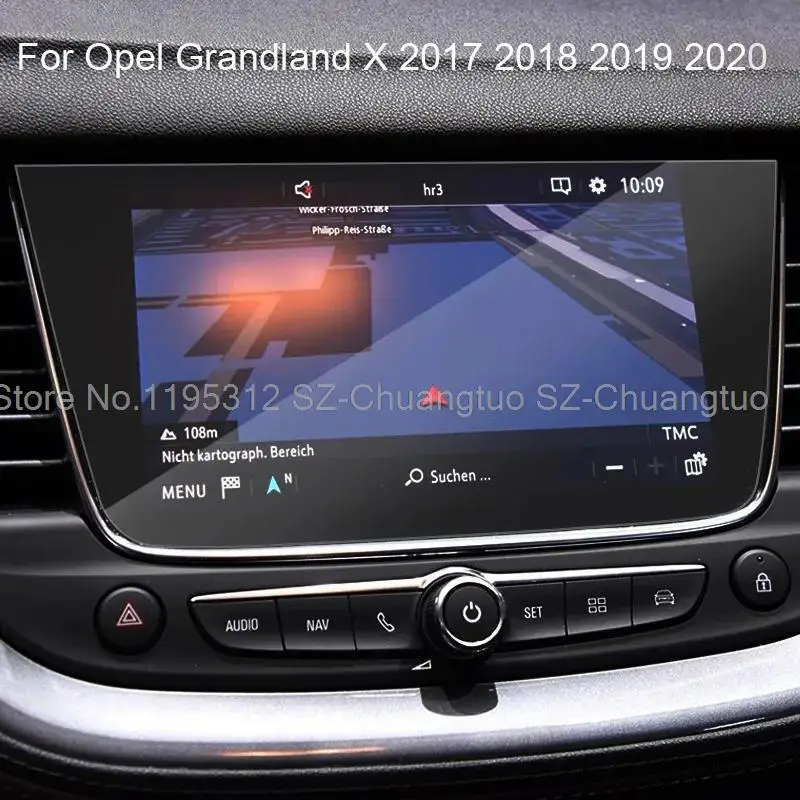 Защитное стекло, закаленное стекло для Opel Grandland X 2017 2018 2019 2020 7 дюймов 8 дюймов, пленка с GPS-навигацией, стикер, аксессуары  