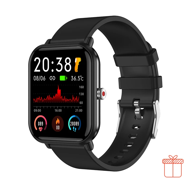 

2022 Newest Smartwatch Body Temperature Detection Fitness Tracker Watches Bluetooth Weather Forecast IP68 Waterproof Smart Watch