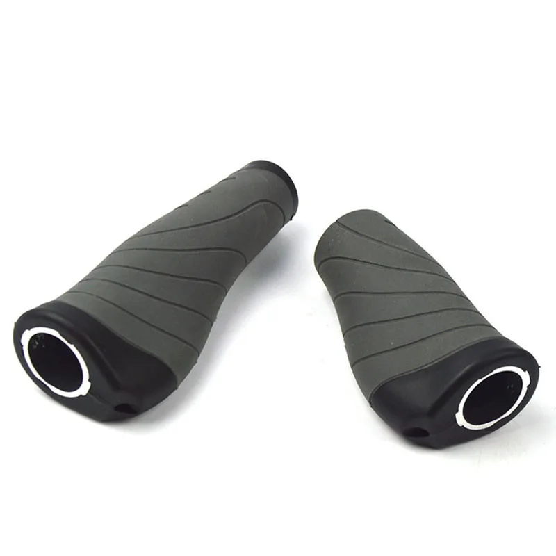 

MTB Handlebar Grips Bicycle Bike Cover Cycling Ergonomic Lock Plugs Shift Sleeve Soft Sports 1 Pair Accessories