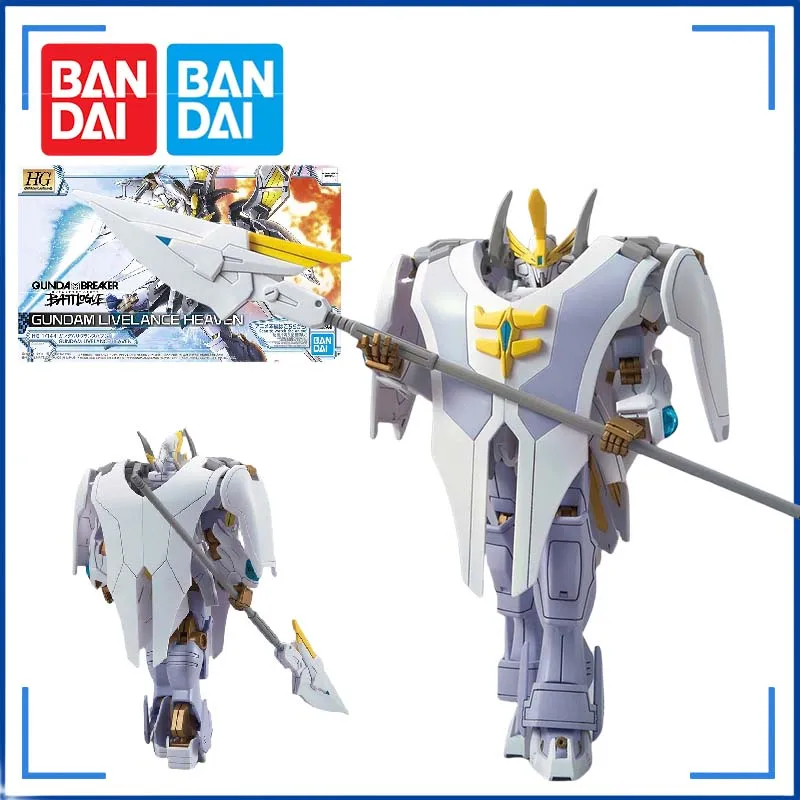 Bandai Original HG 1/144 Gundam Breaker BATTLOGVE Аниме Фигурки Livelance Heaven Фигурка Игрушки Подарки
