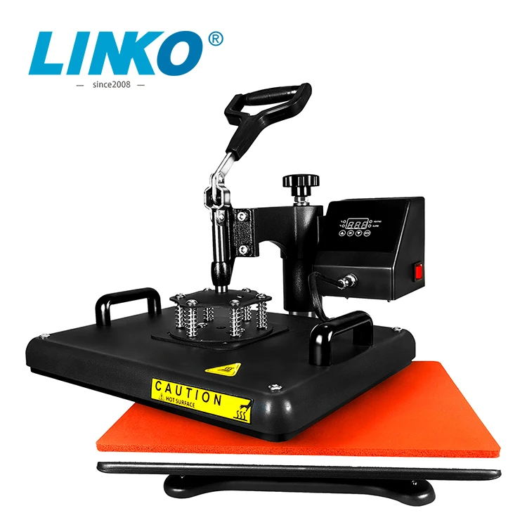 Фото Термопресс LINKO 5 в 1 для футболок/кружек/кепок, автоматический пневматический однопозиционный с боковой подачей бумаги, для сублимации и термотрансфера №5