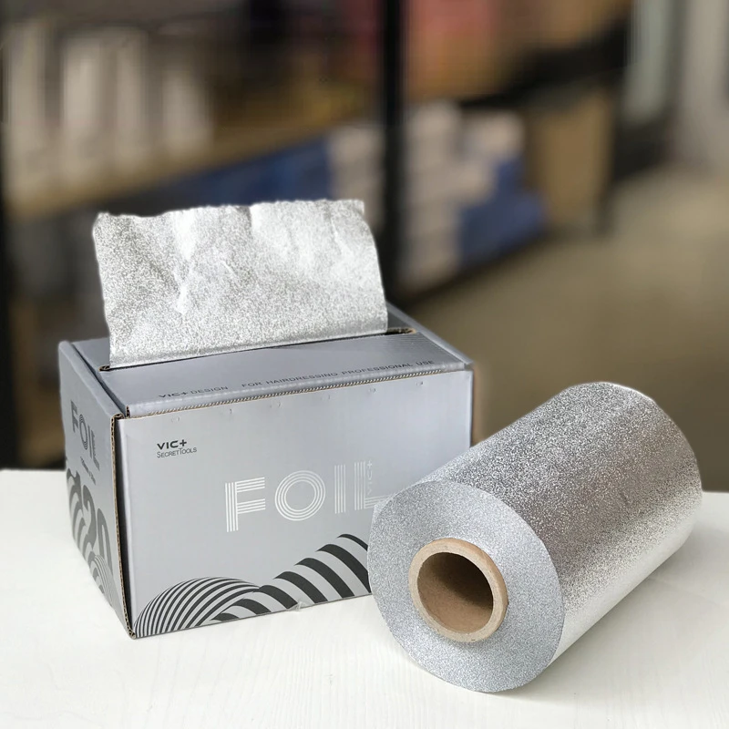 

50m*12cm Aluminum Foils Sheets for Hair,Professional Hair Coloring Dye Highlighting Foil for Salon Barber Bleaching Application