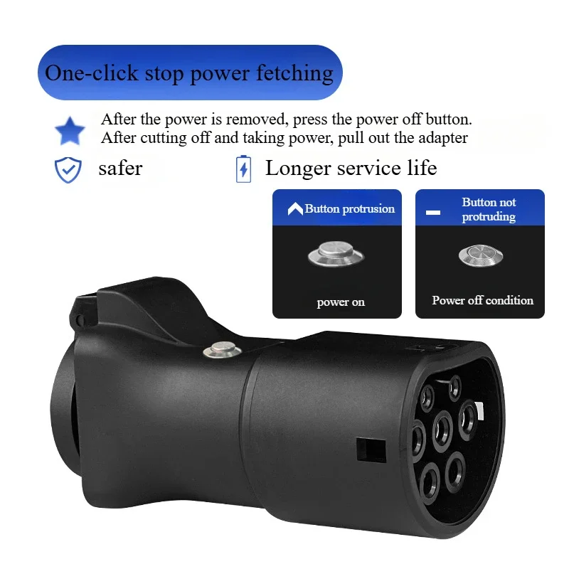 

Разрядник V2L Дополнительная вилка V2L Автомобильный адаптер для нагрузки типа 2, поддержка MG BYD SMART Xpeng разряд для автомобильного разрядного адаптера Type2 EV