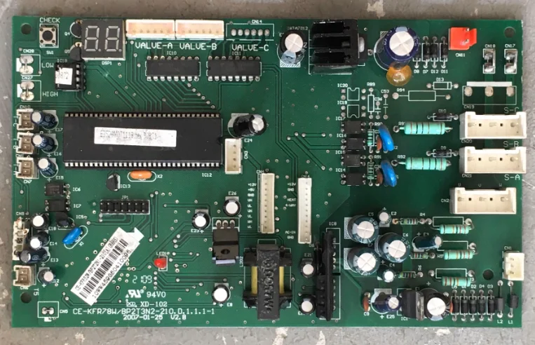 

1pc used Midea air conditioning CE-KFR78W/BP2T3N2-210.D.1.1.1-1 board 78W