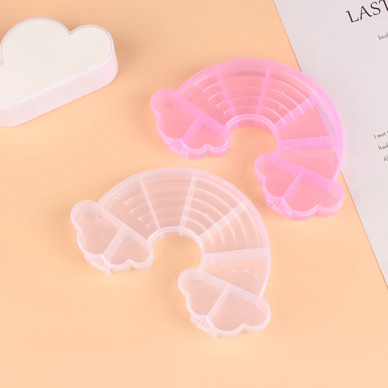 Радужная пластиковая шкатулка для хранения ювелирных изделий