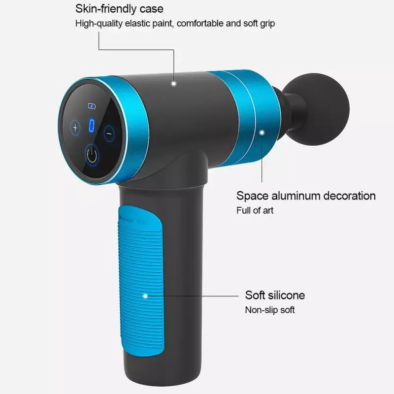 

Intelligent Fascia Gun LCD Touch Screen Muscle Relax Therapy Massager Eliminate Fatigue Body Shaping Health Care Massage Gun NEW