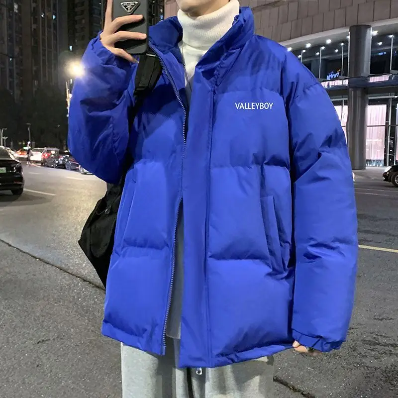 

Down Jacket Men's Winter Trend Ins Couple Loose Warm and Thickened Warm Coat 2022 New Bread Jacket