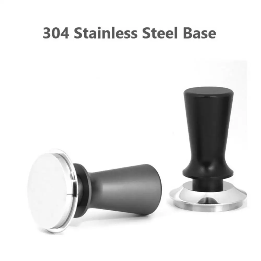 

Stainless Steel Coffee Tamper Press Powder Espresso Hammer Flat Powder Pressure Filler Tamper Coffee Basket Portafilter Holder