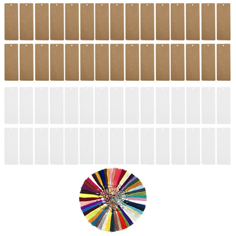 Сублимационная Закладка, закладка для самостоятельной переноски тепла, Закладка, сублимационные закладки с отверстием и цветными кисточками 14x5 см