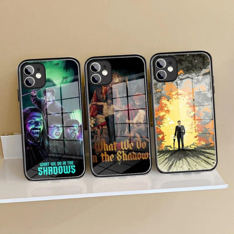

What We Do in the Shadows Phone Case Glass for IPhone 13 11 12 14 Pro XR XS MAX 8 X 7 14 Plus SE 13 Pro Design Iphone Covers
