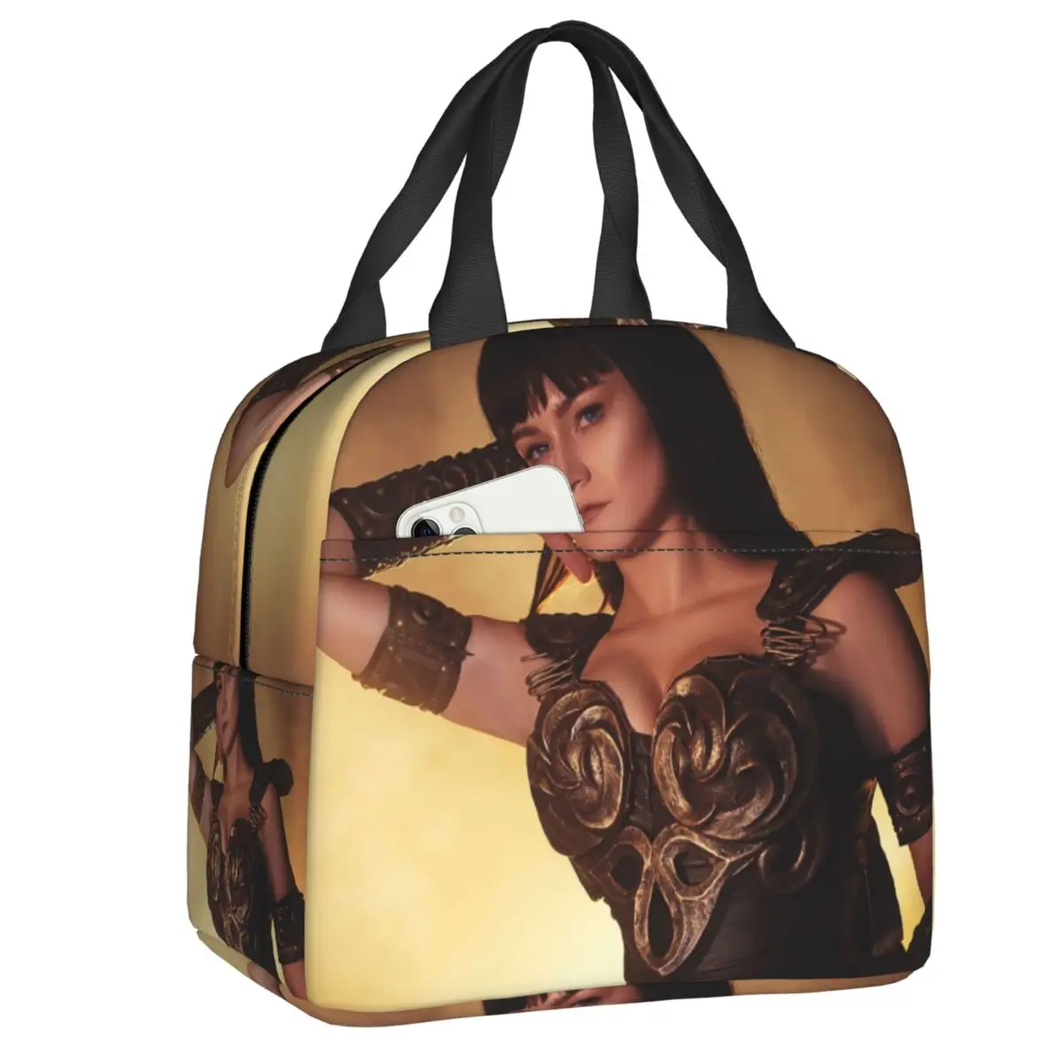 

Xena Warrior Princess Insulated Lunch Bag for Women Portable Adventure Action Movie Cooler Thermal Bento Box School Children