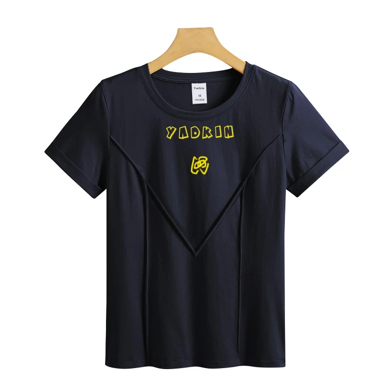 

Женская летняя дышащая футболка с коротким рукавом