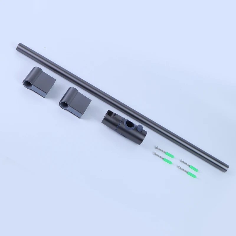 Регулируемая по высоте раздвижная ручная душевая балка Angel хромированная