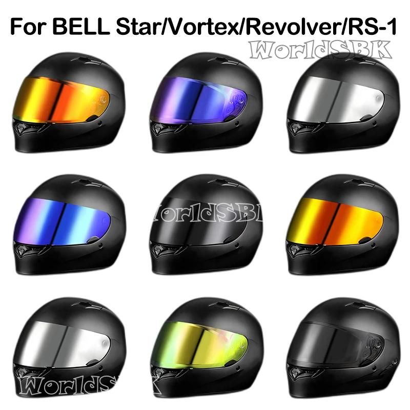 Lente Visiera Casco Moto Per Bell Qualifier Dlx Mips Vortex Revolver Evo Rs-1 Rs-2 Occhiali Scudo Parabrezza Parti Dello Schermo