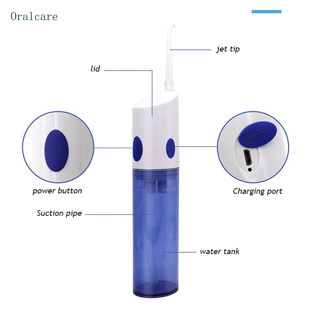 Портативный Электрический ирригатор для полости рта Waterpulse семейный чистки зубов