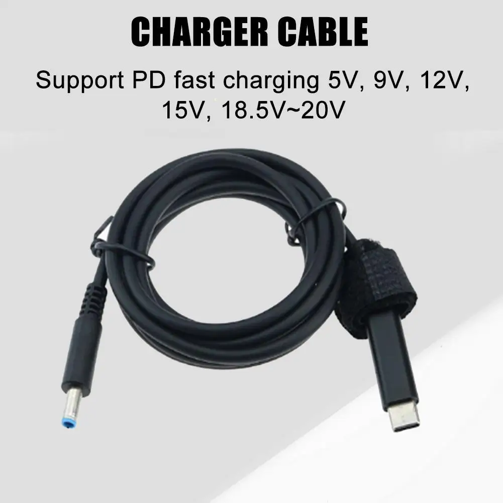 

Зарядный кабель для ноутбука PD, быстрая зарядка от USB C до DC 1,5 x мм, адаптер питания, конвертер для Hp м