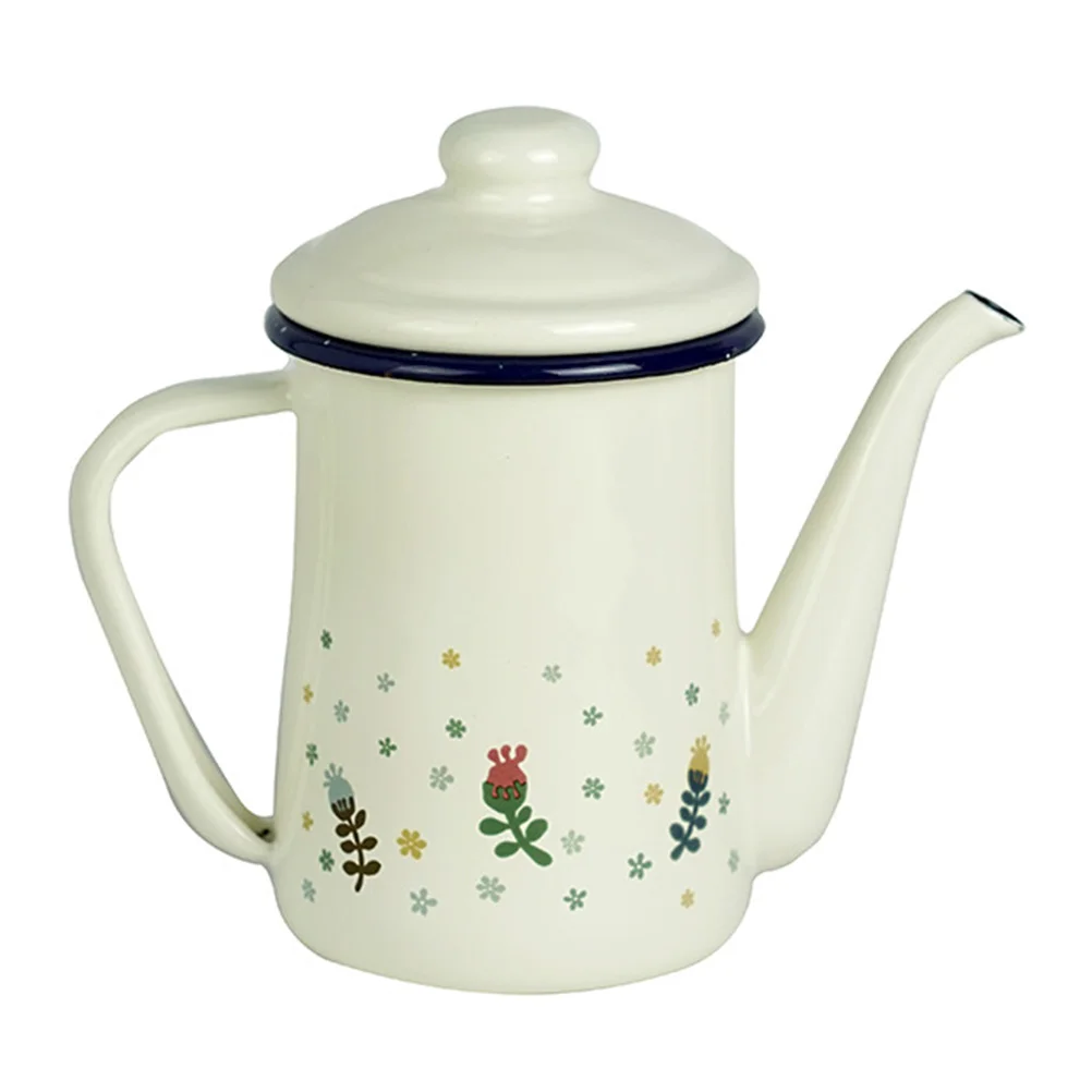 

Kitchen Mini Water Pot Coffee Frothing Pot Kitchen Holder Enameled Pot