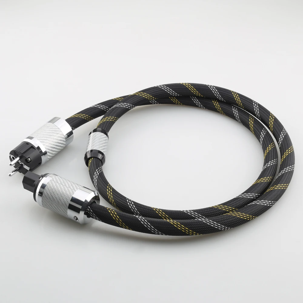 «HiFi Power Cable 125V 15A, HiEnd Amplifier Power Cord, Audiophile AC