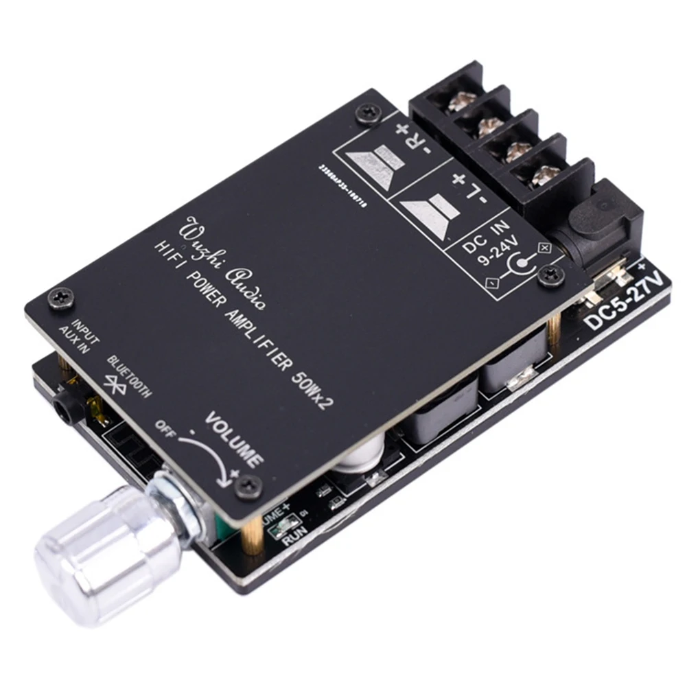 

HIFI 5.0 Stable DIY Module Home Theater Stereo Speaker Digital Power Dual Channel Sound TPA3116 Audio Amplifier Board