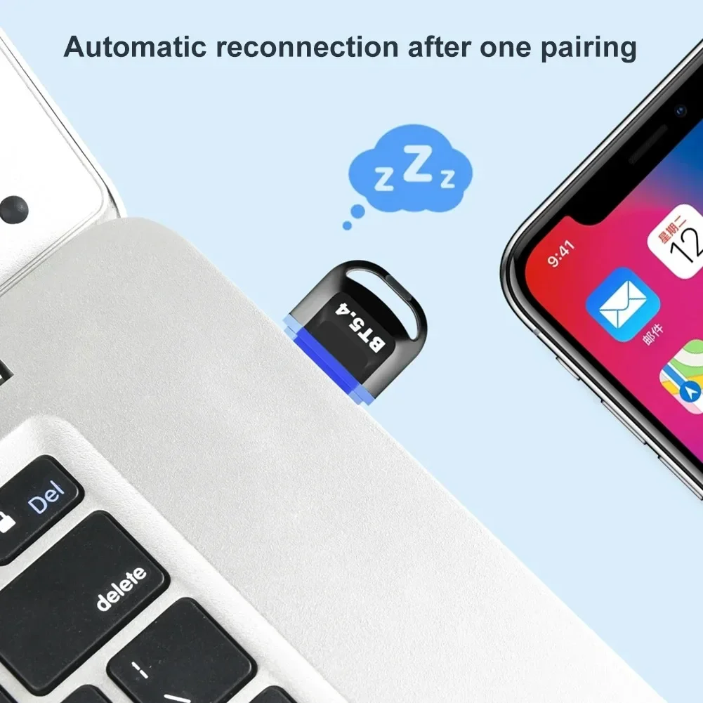 Xiaomi USB Bluetooth 5 4 3 адаптер-ключ для ПК динамик беспроводная мышь клавиатура