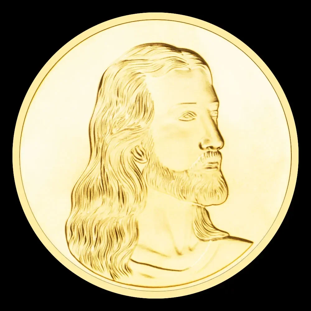 

Коллекционная серебрянная монета Иисуса