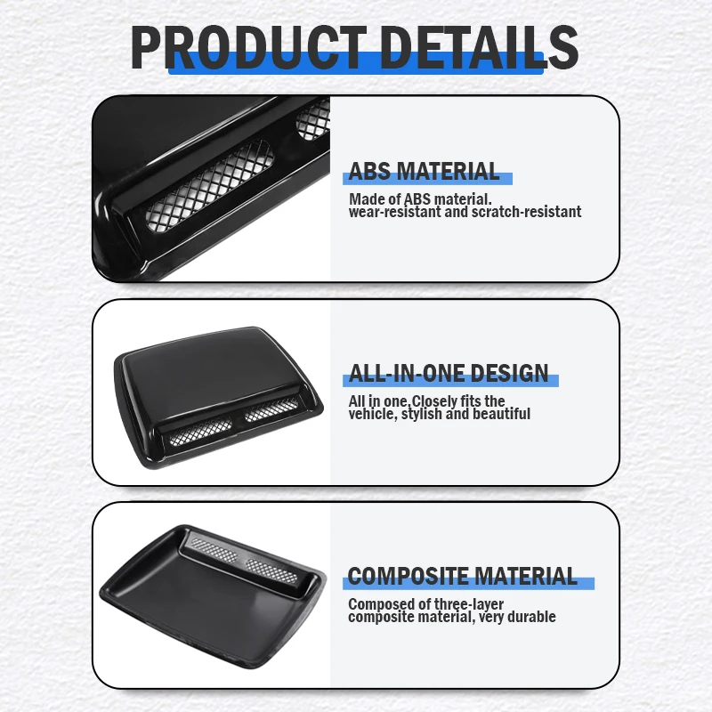 Универсальная декоративная крышка автомобильного впускного клапана для