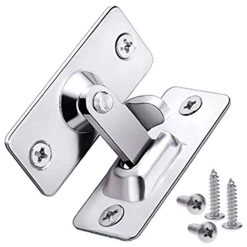 

Bathroom Stainless Steel Ornaments Supplies Doors Locks Door Sliding Right Angle Lock Door Buckle